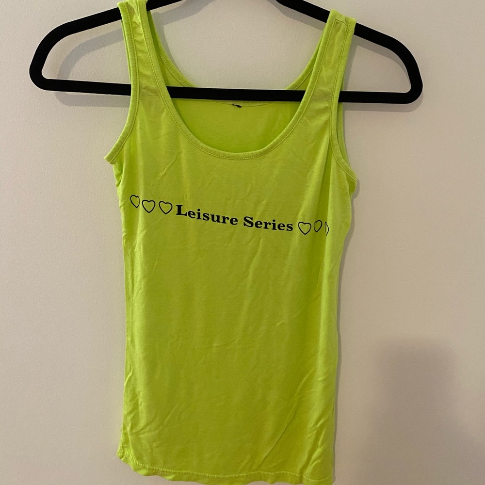 Green Leisure Series Tank Top